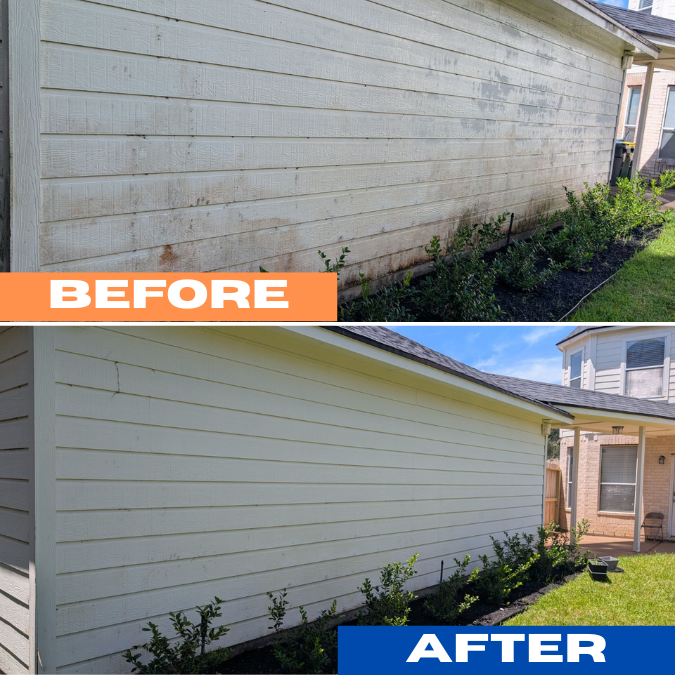 soft washing vinyl siding with algaemildew